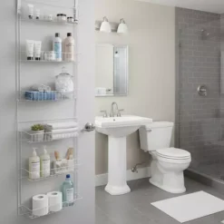 Portsmouth Home 5-Foot Over The Door Storage Rack 15 Portsmouth Home 5-Foot Over The Door Storage Rack -Storage And Cleaning 10591811 CC ALT4