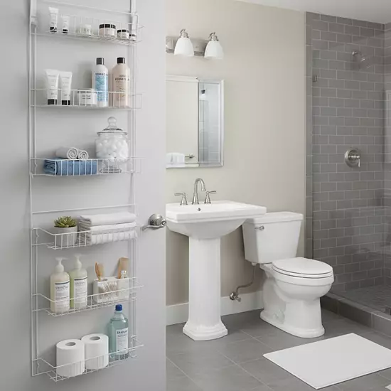 Portsmouth Home 5-Foot Over The Door Storage Rack 7 Portsmouth Home 5-Foot Over The Door Storage Rack - Image 5