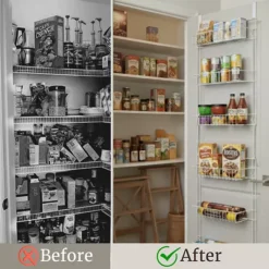 Portsmouth Home 5-Foot Over The Door Storage Rack 16 Portsmouth Home 5-Foot Over The Door Storage Rack -Storage And Cleaning 10591811 CC ALT5