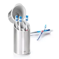 OXO Good Grips Stainless Steel Toothbrush Organizer -Storage And Cleaning 1531659 ALT11