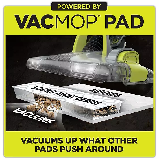 Shark® VACMOP Pro Cordless Hard Floor Vacuum Mop With Led Headlights, 4 Disposable Pads & 12-oz. Cleaning Solution, Charcoal Gray (VM252) 14 Shark® VACMOP Pro Cordless Hard Floor Vacuum Mop With Led Headlights, 4 Disposable Pads & 12-oz. Cleaning Solution, Charcoal Gray (VM252) - Image 12
