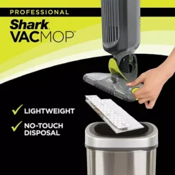 Shark® VACMOP Pro Cordless Hard Floor Vacuum Mop With Led Headlights, 4 Disposable Pads & 12-oz. Cleaning Solution, Charcoal Gray (VM252) 29 Shark® VACMOP Pro Cordless Hard Floor Vacuum Mop With Led Headlights, 4 Disposable Pads & 12-oz. Cleaning Solution, Charcoal Gray (VM252) -Storage And Cleaning 19714856 CC ALT93