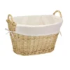 Household Essentials Willow Laundry Basket 1 Household Essentials Willow Laundry Basket -Storage And Cleaning 1996244