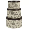 Household Essentials Floral 3-pc. Hat Storage Box Set -Storage And Cleaning 2009749