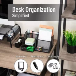 Mind Reader 7-Compartment Desk Organizer -Storage And Cleaning 21680540 CC ALT2