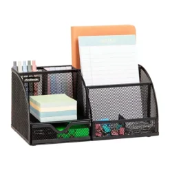 Mind Reader 7-Compartment Desk Organizer -Storage And Cleaning 21680540 CC ALT5