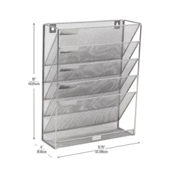 Mind Reader Hanging Wall File Organizer -Storage And Cleaning 21680581 CC ALT9