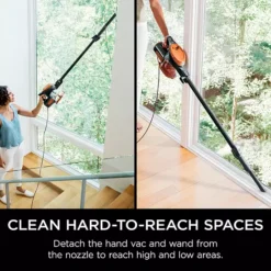 Shark® Rocket® Ultra-Light Corded Bagless Stick Vacuum For Carpet And Hard Floor Cleaning With Swivel Steering, Detachable Hand Vacuum, Convenient Storage, And Easy-Empty Dustcup (HV301) -Storage And Cleaning 2689076 ALT7