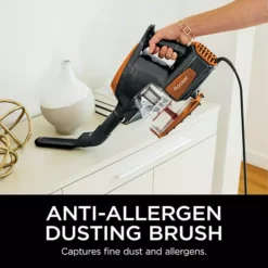 Shark® Rocket® Ultra-Light Corded Bagless Stick Vacuum For Carpet And Hard Floor Cleaning With Swivel Steering, Detachable Hand Vacuum, Convenient Storage, And Easy-Empty Dustcup (HV301) -Storage And Cleaning 2689076 ALT8