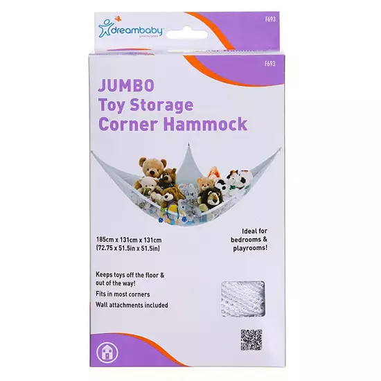 Dreambaby Jumbo Toy Storage Corner Hammock 4 Dreambaby Jumbo Toy Storage Corner Hammock - Image 2