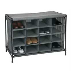 Simplify 16-Compartment Shoe Storage Cubby