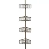 Zenna Home Tension Corner Shower Caddy -Storage And Cleaning 3076197