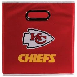 Franklin Sports Kansas City Chiefs Collapsible Storage Bin -Storage And Cleaning 3100884 ALT3
