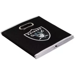 Franklin Sports Oakland Raiders Collapsible Storage Bin -Storage And Cleaning 3100886 ALT2