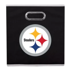 Franklin Sports Pittsburgh Steelers Collapsible Storage Bin -Storage And Cleaning 3100896 ALT3