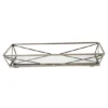 Home Details Geometric Mirrored Vanity Tray -Storage And Cleaning 3353563 Satin