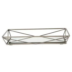 Home Details Geometric Mirrored Vanity Tray