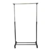 Simplify Single-Tier Adjustable Height Rolling Garment Rack -Storage And Cleaning 3725028