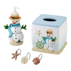 Avanti Coastal Snowman Soap Pump -Storage And Cleaning 3845863 ALT2