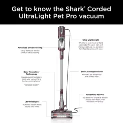 Shark® UltraLight Pet Pro Corded Stick Vacuum (HZ702) -Storage And Cleaning 39460875 CC ALT96