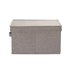 Household Essentials 2-piece Large Fabric Storage Bins With Lids -Storage And Cleaning 4405112 ALT4