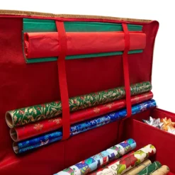 Simplify Holiday Gift Wrap Storage Tote -Storage And Cleaning 4514979 ALT5