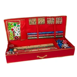 Simplify Holiday Gift Wrap Storage Tote -Storage And Cleaning 4514979 ALT76