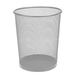 Mind Reader Garbage Waste Basket -Storage And Cleaning 4789249 Silver 1
