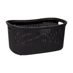 Mind Reader 40 Liter Laundry Basket -Storage And Cleaning 4789381 Black