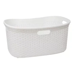 Mind Reader 40 Liter Laundry Basket -Storage And Cleaning 4789381 White