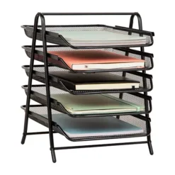 Mind Reader Desk Organizer With 5 Sliding Trays -Storage And Cleaning 4789684 ALT10