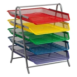 Mind Reader Desk Organizer With 5 Sliding Trays -Storage And Cleaning 4789684 Multi