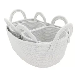 Sonoma Goods For Life® 3-Pack Rope Storage Baskets -Storage And Cleaning 49904751 CC ALT2
