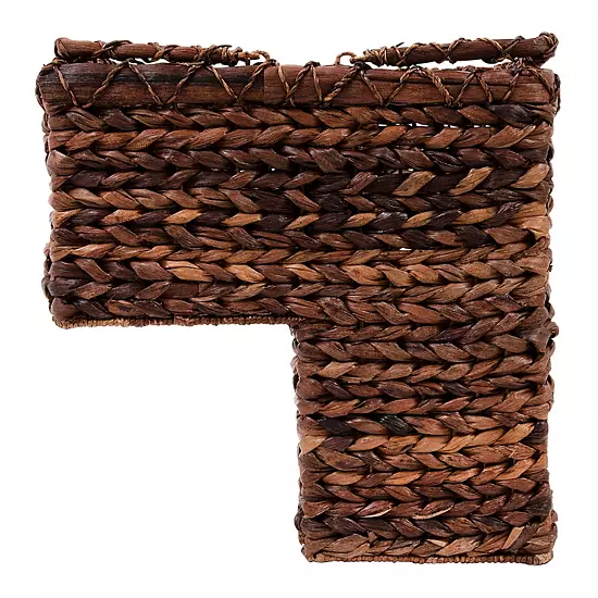 Storied Home Woven BacBac Leaf Stair Basket 7 Storied Home Woven BacBac Leaf Stair Basket - Image 5