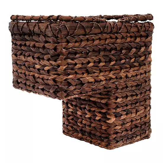 Storied Home Woven BacBac Leaf Stair Basket 9 Storied Home Woven BacBac Leaf Stair Basket - Image 7