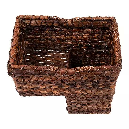 Storied Home Woven BacBac Leaf Stair Basket 10 Storied Home Woven BacBac Leaf Stair Basket - Image 8