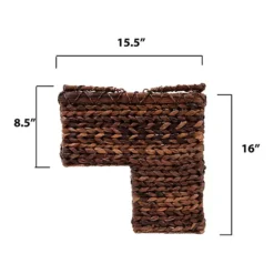 Storied Home Woven BacBac Leaf Stair Basket 25 Storied Home Woven BacBac Leaf Stair Basket -Storage And Cleaning 50353868 CC ALT99