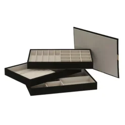 Household Essentials Stackable Jewelry Trays 3-pack Set -Storage And Cleaning 5132204 ALT8