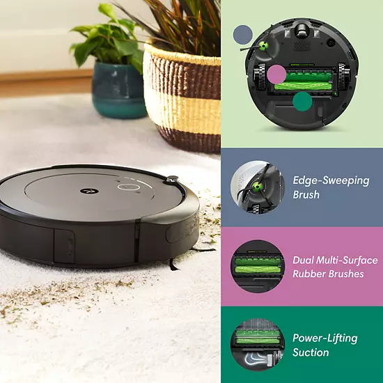 IRobot™ Roomba™ I1 EVO Wi-Fi Connected Robot Vacuum + Exclusive Bundle: Virtual Wall (i115820) 5 IRobot™ Roomba™ I1 EVO Wi-Fi Connected Robot Vacuum + Exclusive Bundle: Virtual Wall (i115820) - Image 3