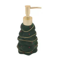 St. Nicholas Square® Tree Shaped Holiday Soap Pump -Storage And Cleaning 52958856 CC ALT4
