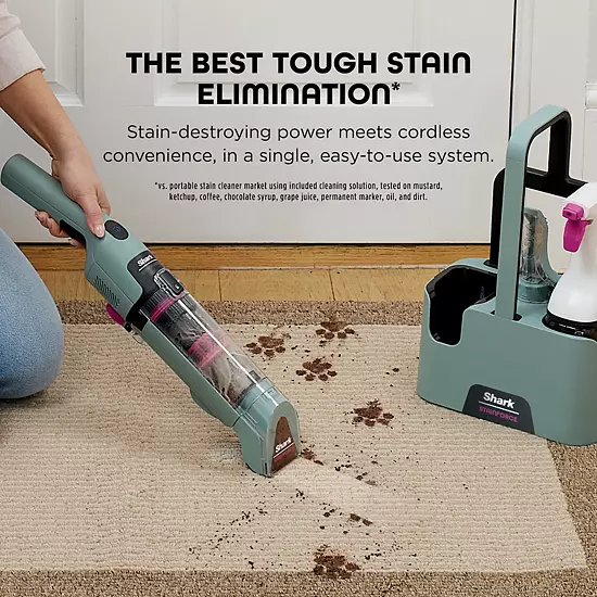 Shark® StainForce Portable Spot & Stain Cleaner With Dual-Activated Cleaning Solution - HX101 7 Shark® StainForce Portable Spot & Stain Cleaner With Dual-Activated Cleaning Solution - HX101 - Image 5