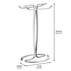 IDesign 2-pc. T-Shape Countertop Hand Towel Holder Set -Storage And Cleaning 53631880 CC ALT2