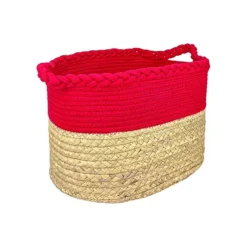 Merry And Bright Large Woven Red Storage Bin -Storage And Cleaning 53949870 CC ALT2