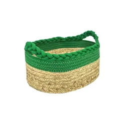 Merry And Bright Small Woven Green Storage Bin -Storage And Cleaning 53949871 CC ALT2