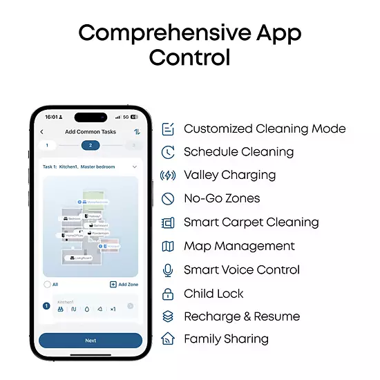 Eufy Omni E28 Robotic Vacuum With 20,000 Pa Turbo Suction (T2352111) 10 Eufy Omni E28 Robotic Vacuum With 20,000 Pa Turbo Suction (T2352111) - Image 8
