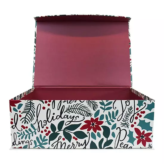 St. Nicholas Square® Large Holiday Paper Storage Box With Hinge 4 St. Nicholas Square® Large Holiday Paper Storage Box With Hinge - Image 2