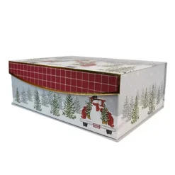 St. Nicholas Square® Large Flip Top Snowman Storage Box -Storage And Cleaning 54168983 CC ALT3