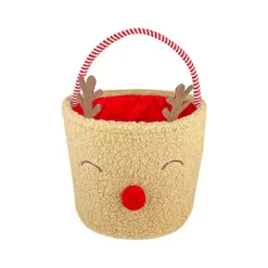 Merry And Bright Reindeer Storage Bin With Handle -Storage And Cleaning 54172850 CC ALT2