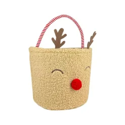Merry And Bright Reindeer Storage Bin With Handle -Storage And Cleaning 54172850 CC ALT3
