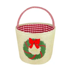 Merry And Bright Wreath Storage Bin With Handle -Storage And Cleaning 54172851 CC ALT2